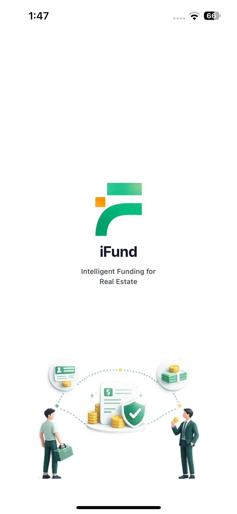 iFund launch screen