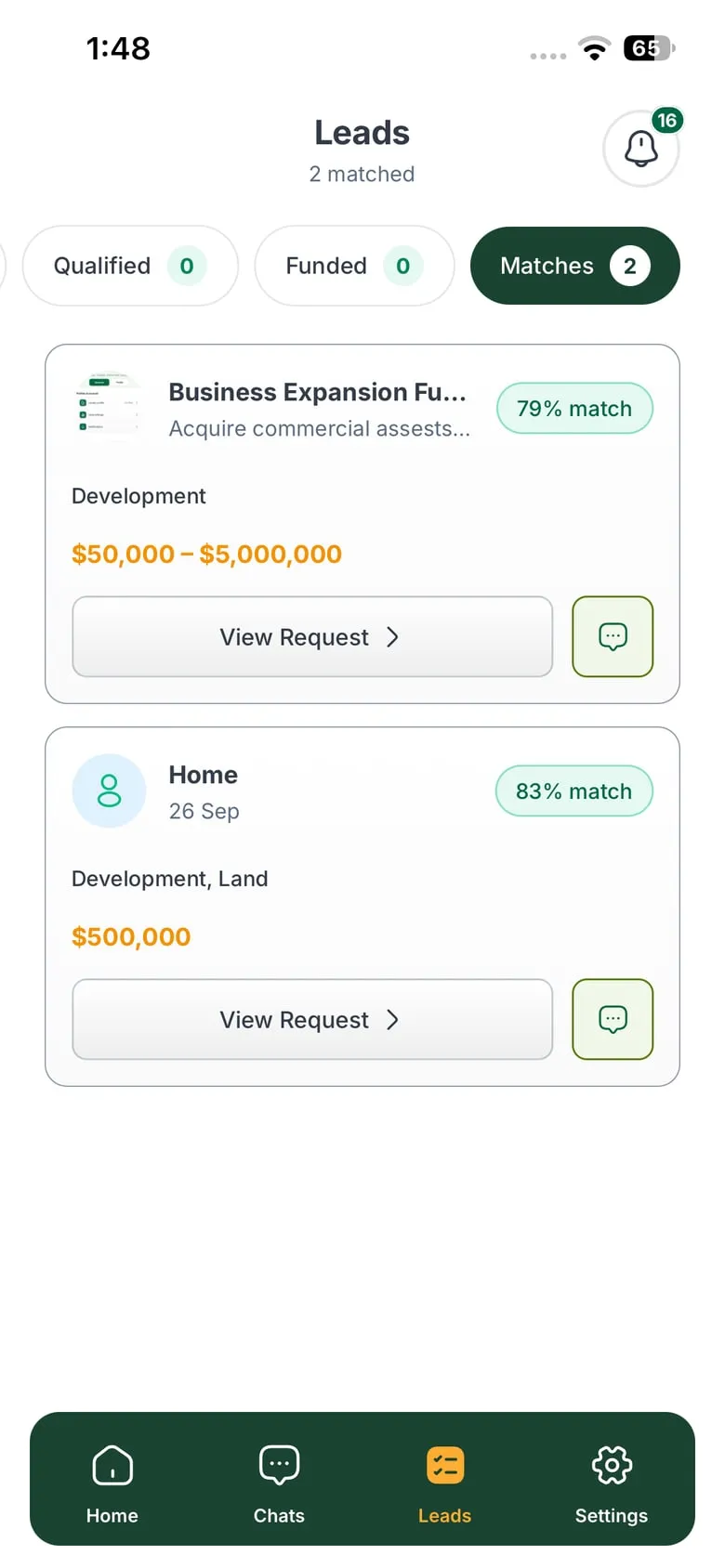 iFund scored matches