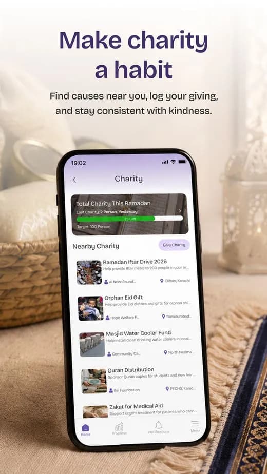 SafaLife charity log