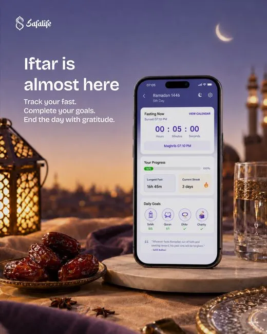 SafaLife iftar time